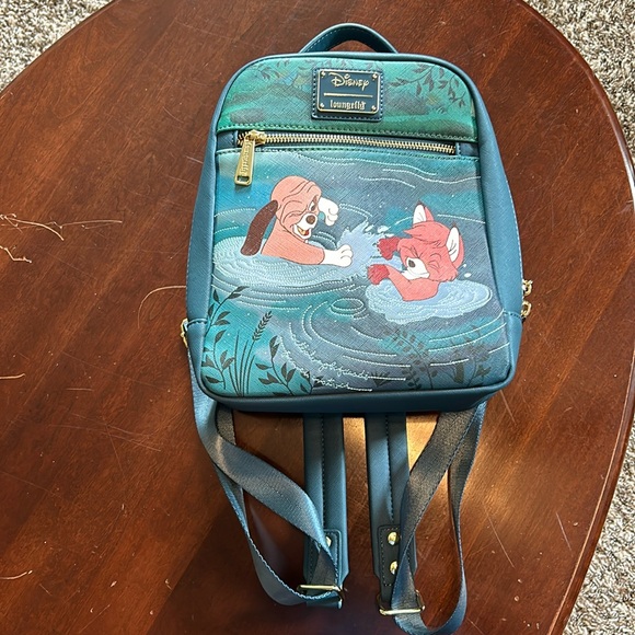 NWOT - Disney’s “The Fox and the Hound” Mini Backpack - Approx. 8" × 10"… - Picture 2 of 5